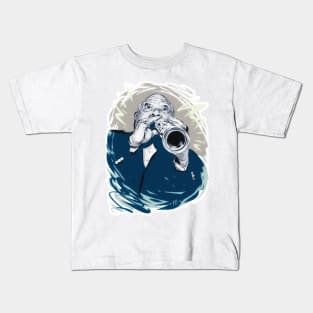 Sidney Bechet - An illustration by Paul Cemmick Kids T-Shirt